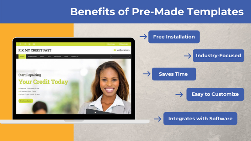 Credit Repair Website Templates