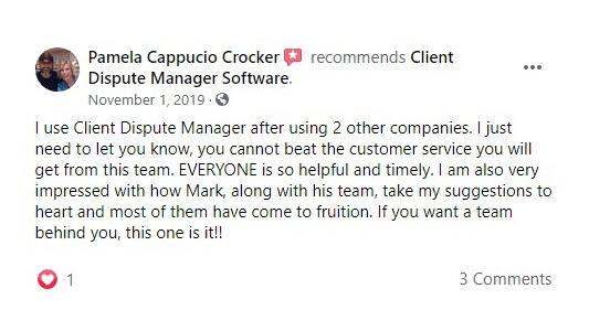 Client Dispute Manager Software Review by Pamela Cappucio Crocker