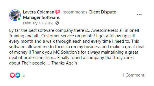 Client Dispute Manager Software Review by Lavera Coleman