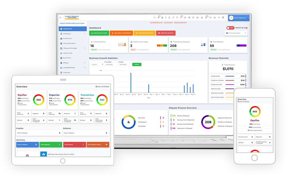 Client Dispute Manager Software