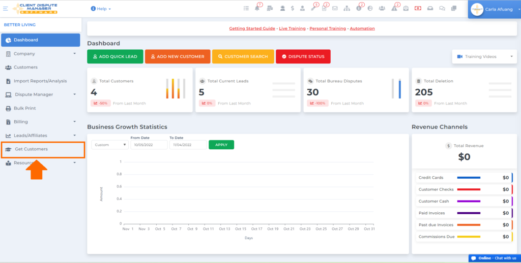 client dispute manager software