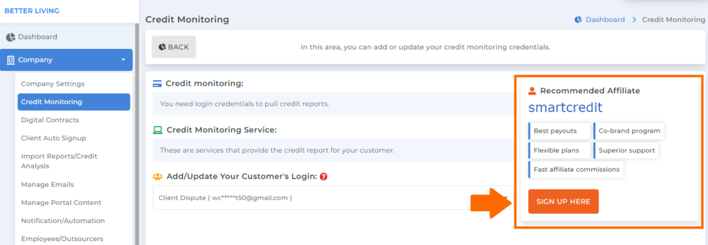 credit repair software affiliate