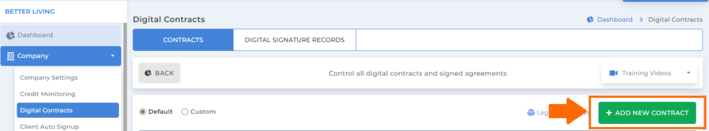 digital contact on client dispute manager software