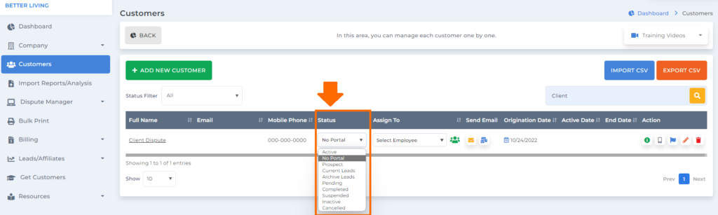 drop down to select state on smart interview screen