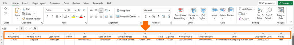 headers for client dispute manager software for business