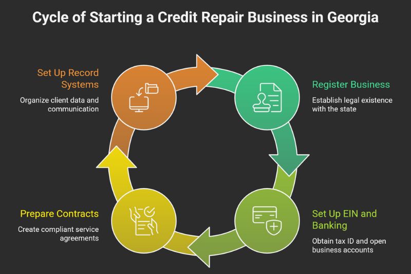 How to Start a Credit Repair Business in Georgia Step by Step