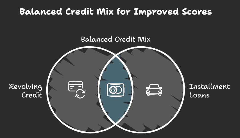 Balanced Credit Mix for Improved Scores