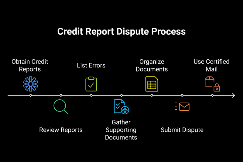 Step-by-Step Guide to Properly Fill Out a Credit Report Dispute Form