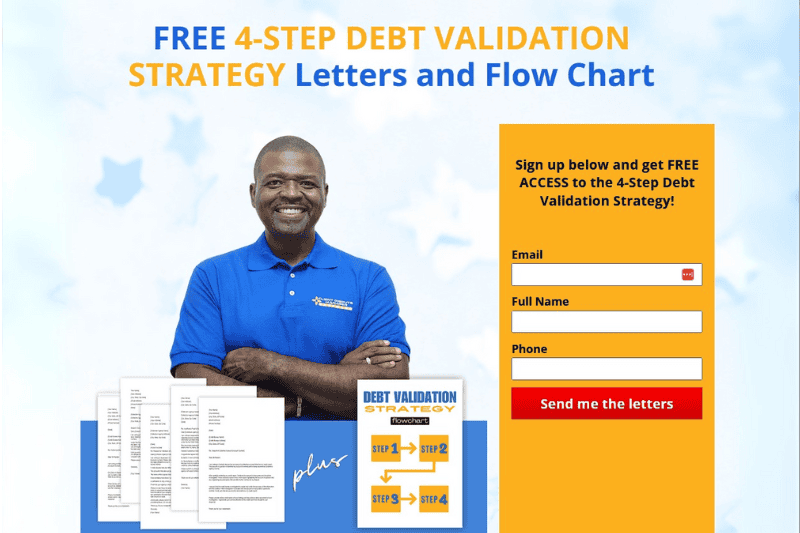 Step Debt Validation System for Collection Account Removal