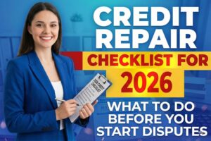 Credit Repair Checklist for 2026 What to Do Before You Start Disputes