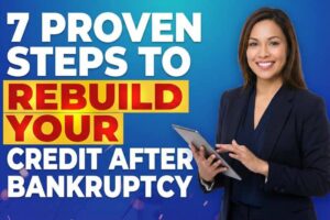 7 Proven Steps to Rebuild Your Credit After Bankruptcy