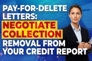 Pay-for-Delete Letters How to Negotiate Collection Removal From Your Credit Report