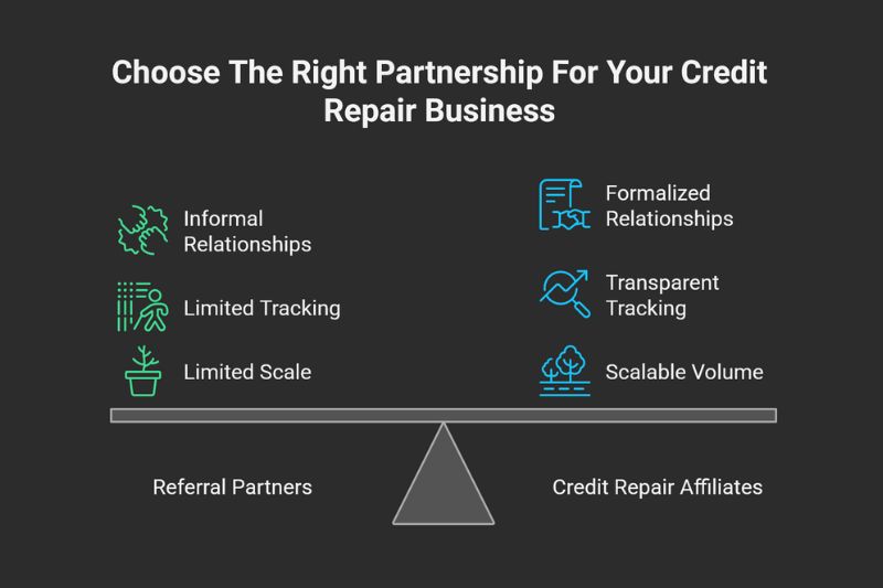 What’s the Difference Between a Credit Repair Affiliate Program and Referral Partners