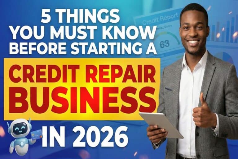 5 Things You Must Know Before Starting a Credit Repair Business in 2026 ...