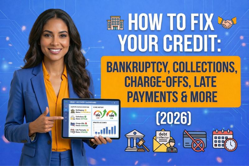 How to Fix Your Credit Bankruptcy, Collections, Charge-Offs, Late Payments & More (2026)