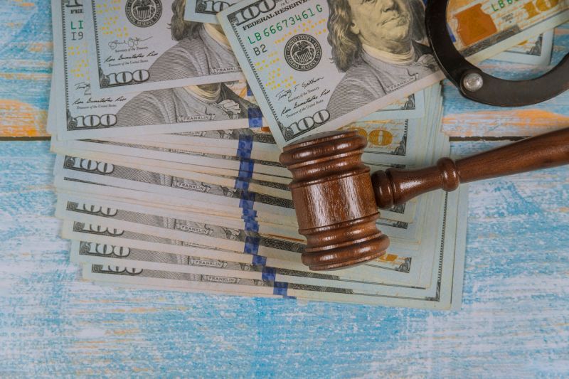 Gavel and cash representing frivolous credit dispute and credit bureau rejection under FCRA rules