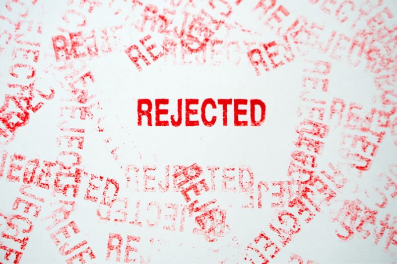 Rejected stamp image showing why dispute closed account credit report claims and public record disputes are denied under FCRA credit report dispute rights and dispute item past reporting period