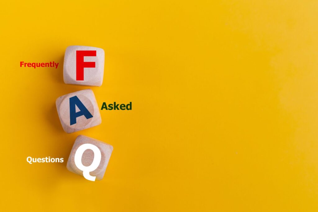 Frequently asked questions about FCRA disputes and credit repair displayed as FAQ blocks