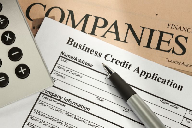 Business credit application and calculator representing compliance responsibilities when using credit repair software for business